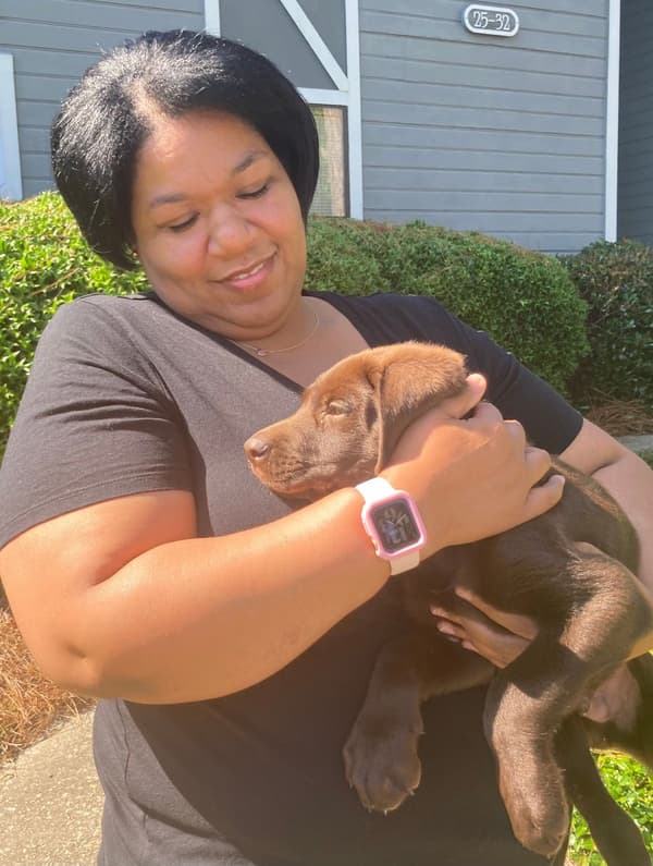 Customer photo of Labrador Retriever puppy from Eleanor D.