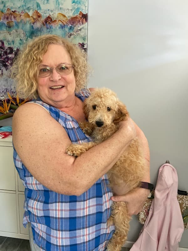 Customer photo of Poodle, Miniature puppy from RuthAnn E.