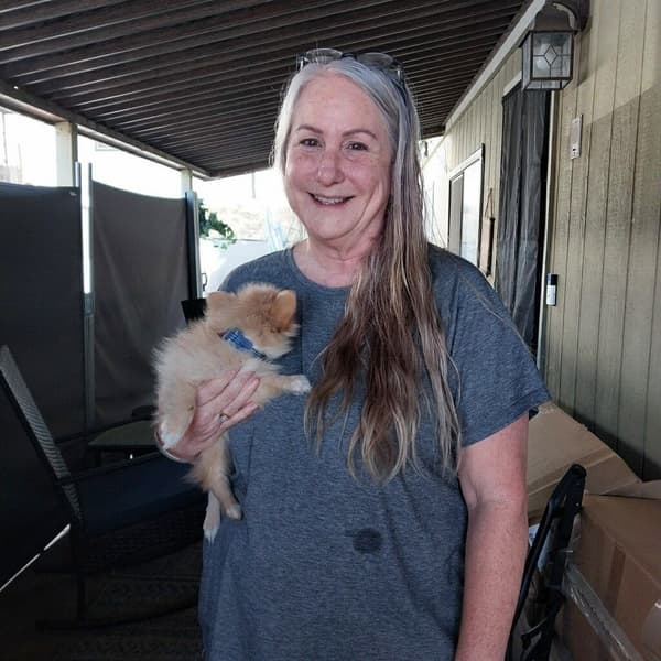 Customer photo of Pomeranian puppy from Stacy C.