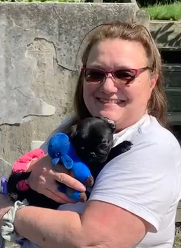 Customer photo of Pug puppy from Angela B.