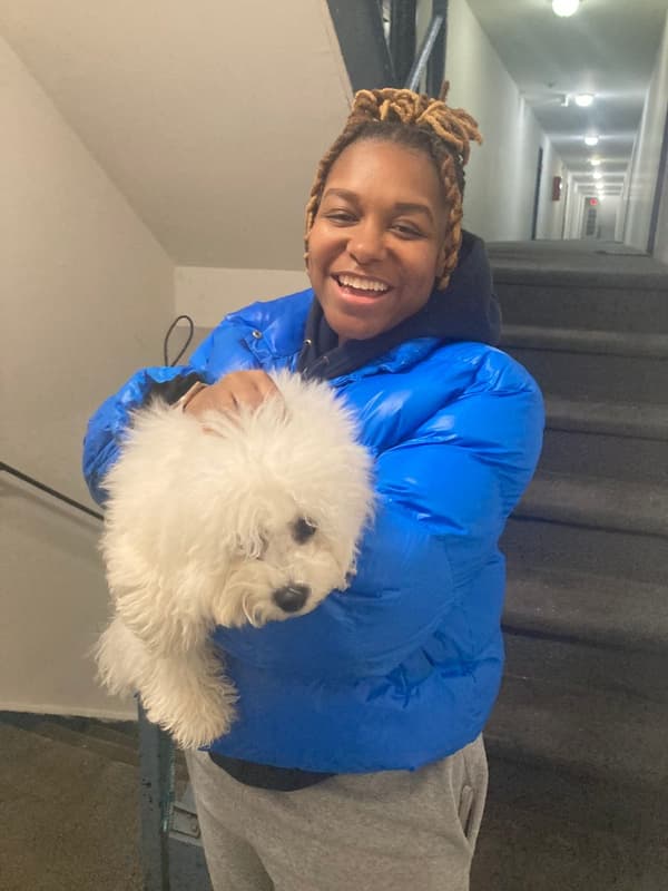 Customer photo of Bichon Frise puppy from Jenn W.