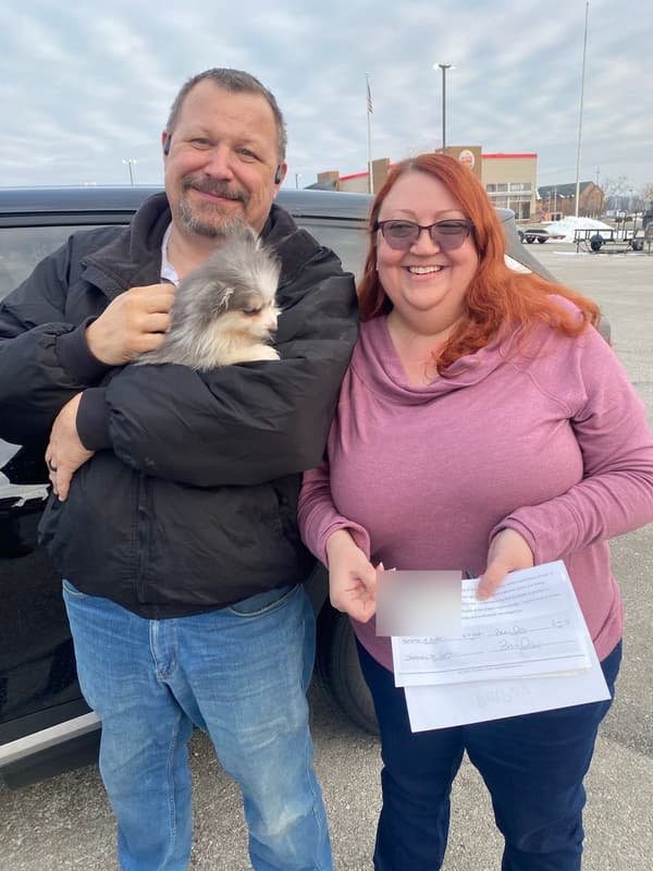 Customer photo of Pomeranian puppy from Melissa D.