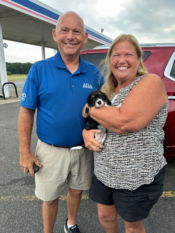 Customer photo of Cockalier puppy from Sheryl W.