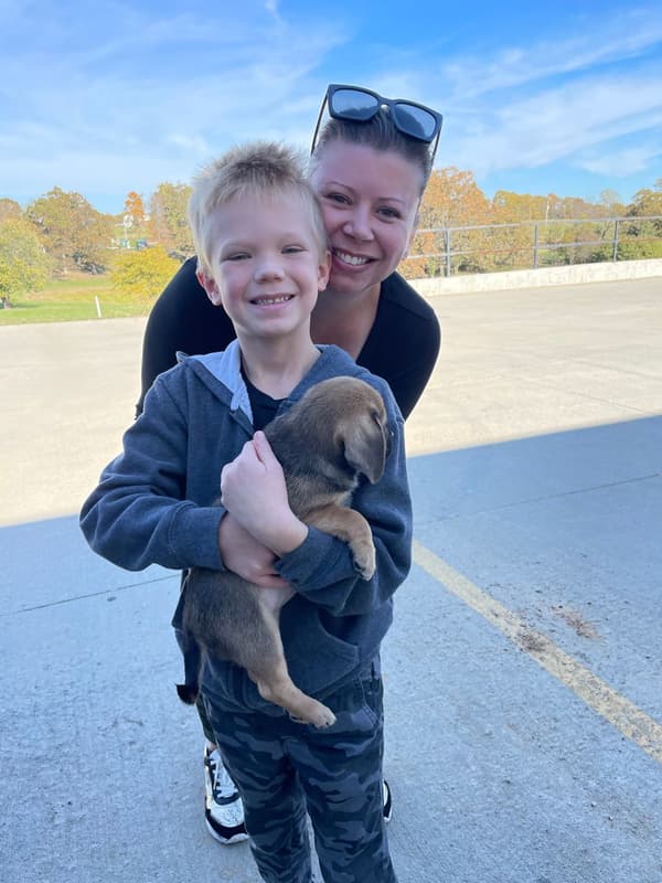 Customer photo of Puggle puppy from Leah M.