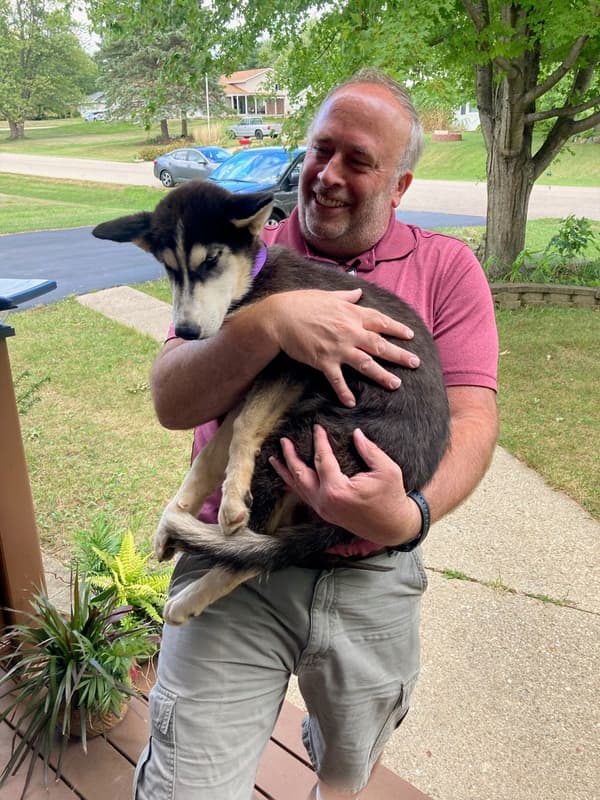 Customer photo of Siberian Husky puppy from Mike T.
