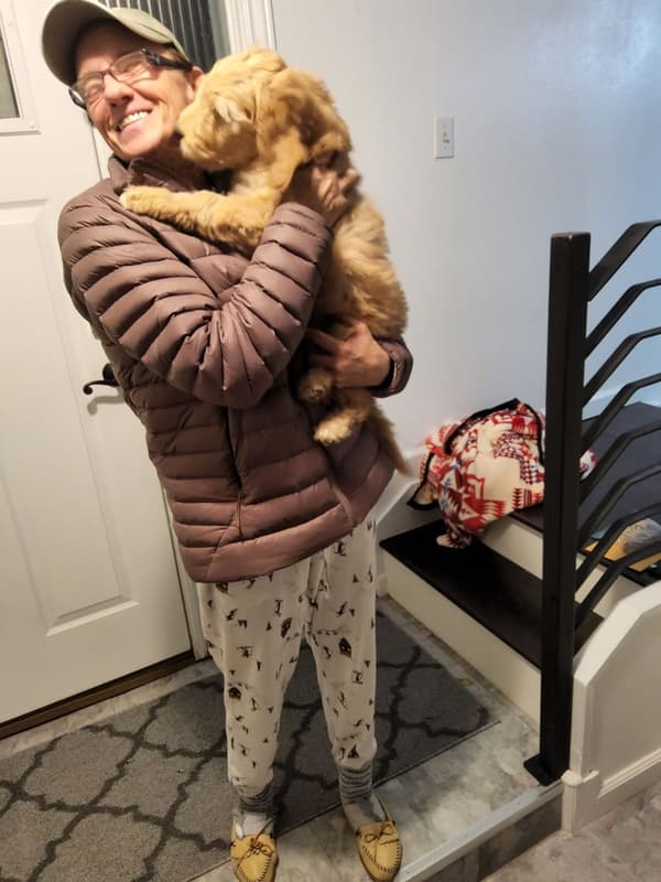 Customer photo of Goldendoodle puppy from Tammy B.