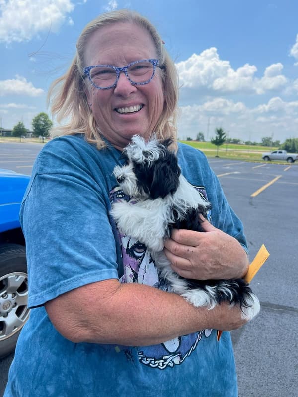 Customer photo of Morkie / Yorktese puppy from Rebecca H.