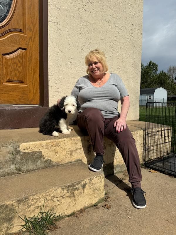 Customer photo of Old English Sheepdog puppy from Joy R.