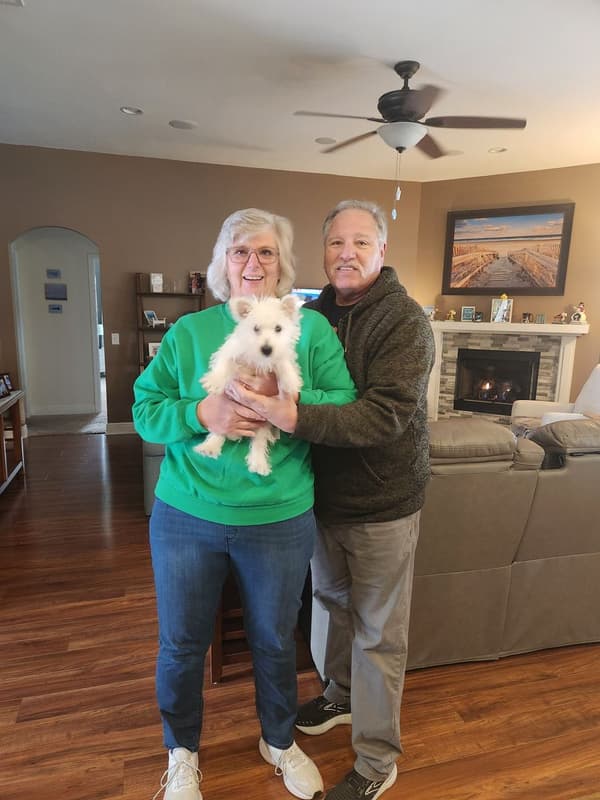 Customer photo of West Highland White Terrier - Westie puppy from Michael D.
