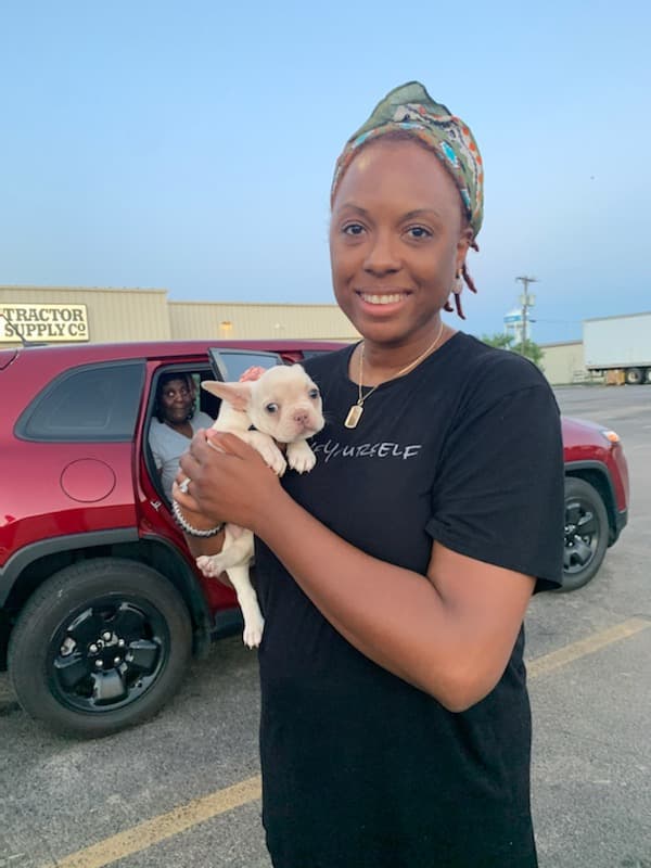 Customer photo of French Bulldog puppy from Antoinette B.