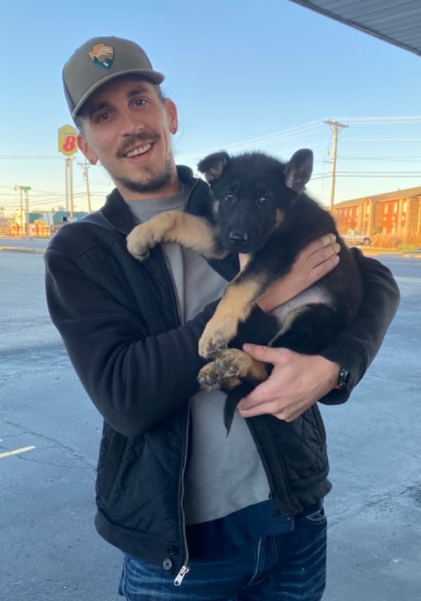 Customer photo of German Shepherd puppy from Lars S.