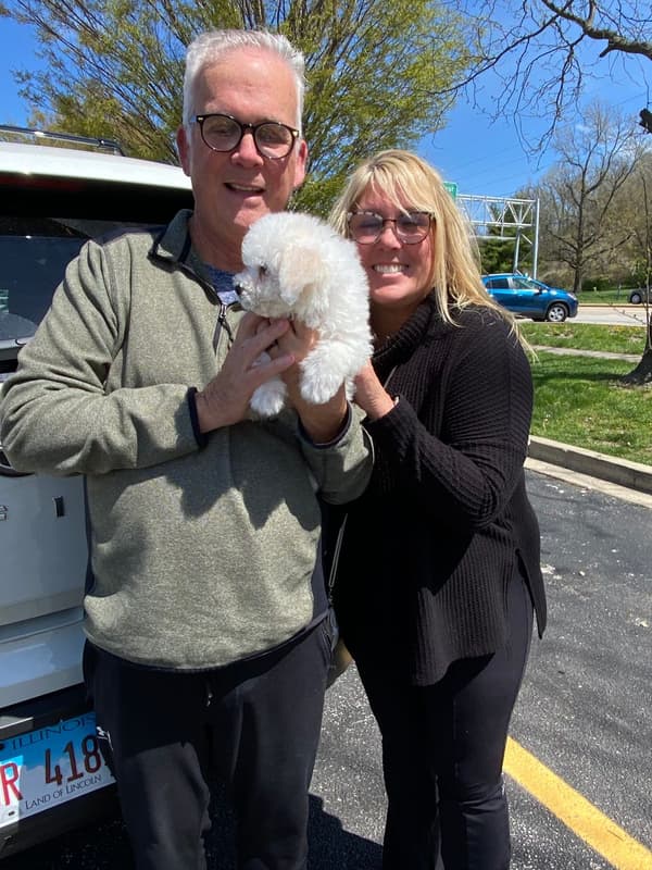 Customer photo of Bichon Frise puppy from Deanna C.