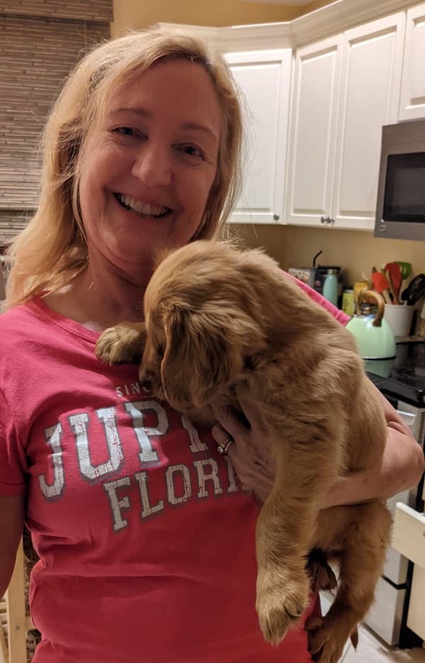 Customer photo of Golden Retriever puppy from Pam S.