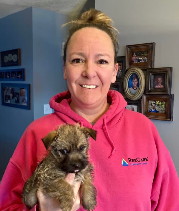 Customer photo of Cairn Terrier puppy from Jaela N.