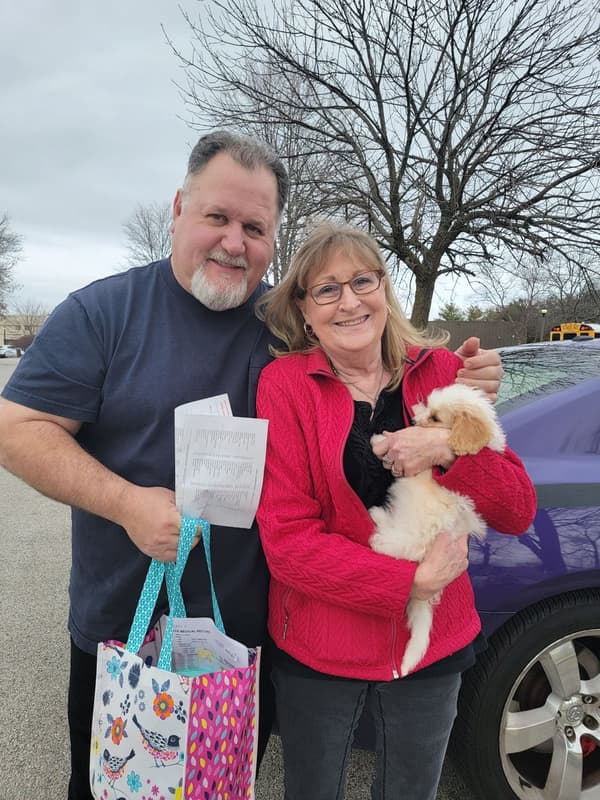 Customer photo of Cavachon puppy from Gerald M. 