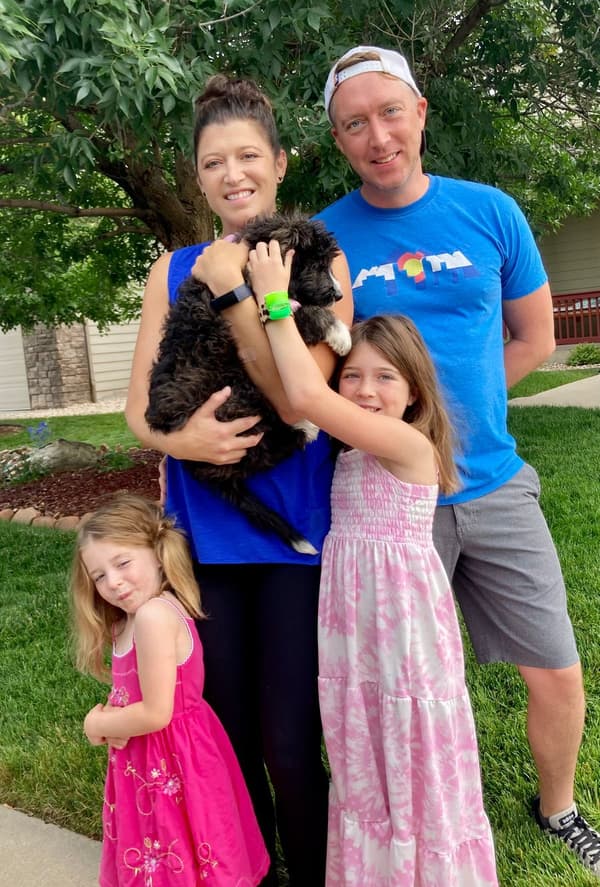 Customer photo of Bernedoodle puppy from Tessa S.