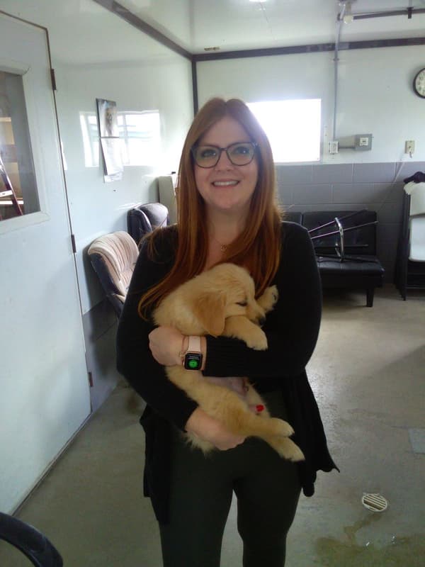 Customer photo of Golden Retriever puppy from Lori W.