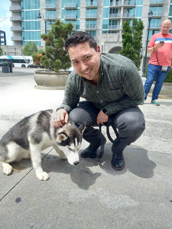 Customer photo of Siberian Husky puppy from William A.
