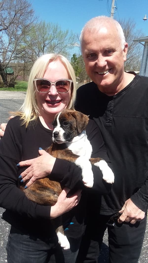 Customer photo of Boxer puppy from Donna H.