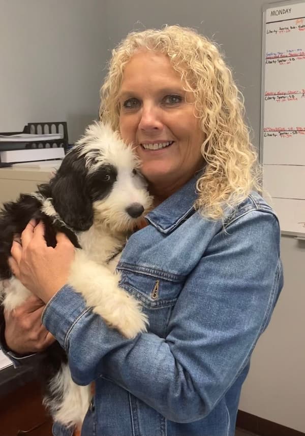 Customer photo of Sheepadoodle puppy from Lisa A.