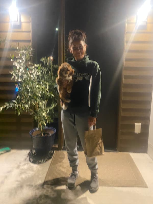 Customer photo of Cavapoo puppy from Adela R.