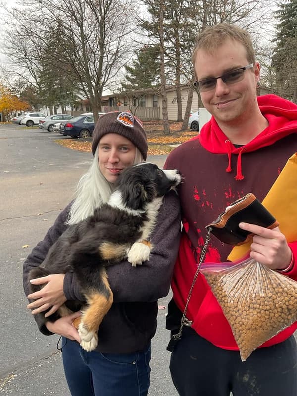 Customer photo of Australian Shepherd puppy from Dylan N.