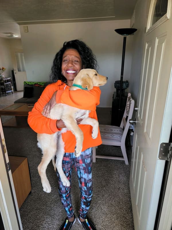 Customer photo of Golden Retriever puppy from Belinda D.