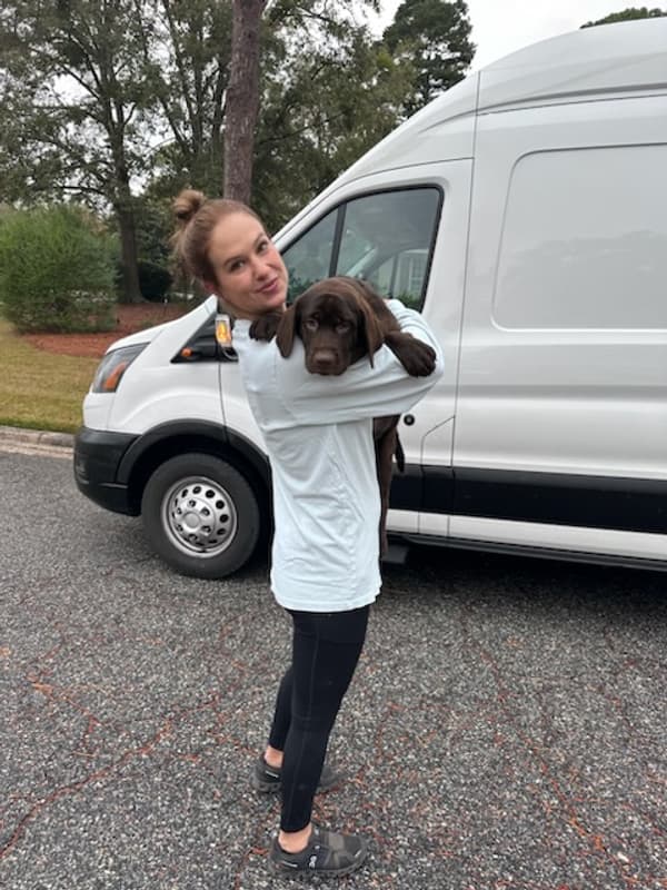 Customer photo of Labrador Retriever puppy from Haley L.