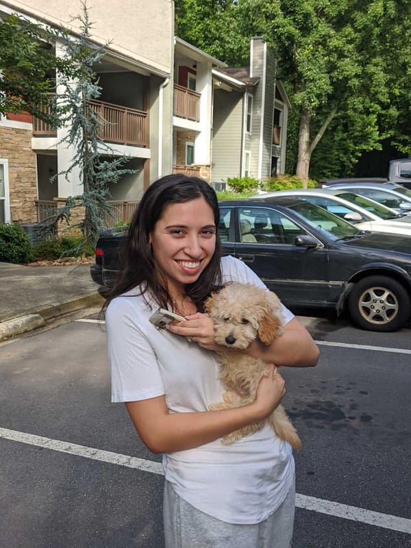 Customer photo of Doxiepoo puppy from Juliana M.