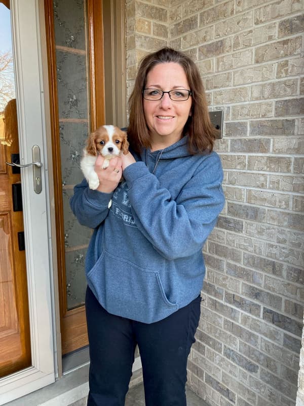 Customer photo of Cavalier King Charles Spaniel puppy from Michelle S.