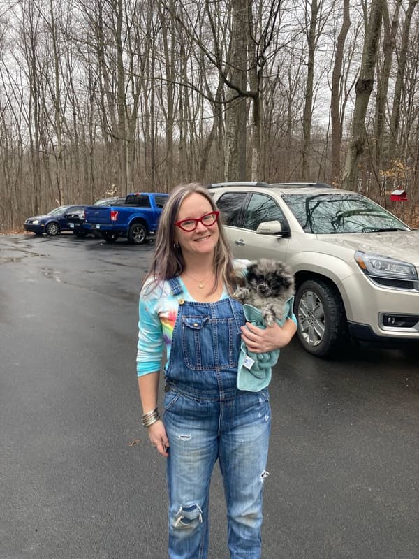 Customer photo of Pomeranian puppy from Erin W.