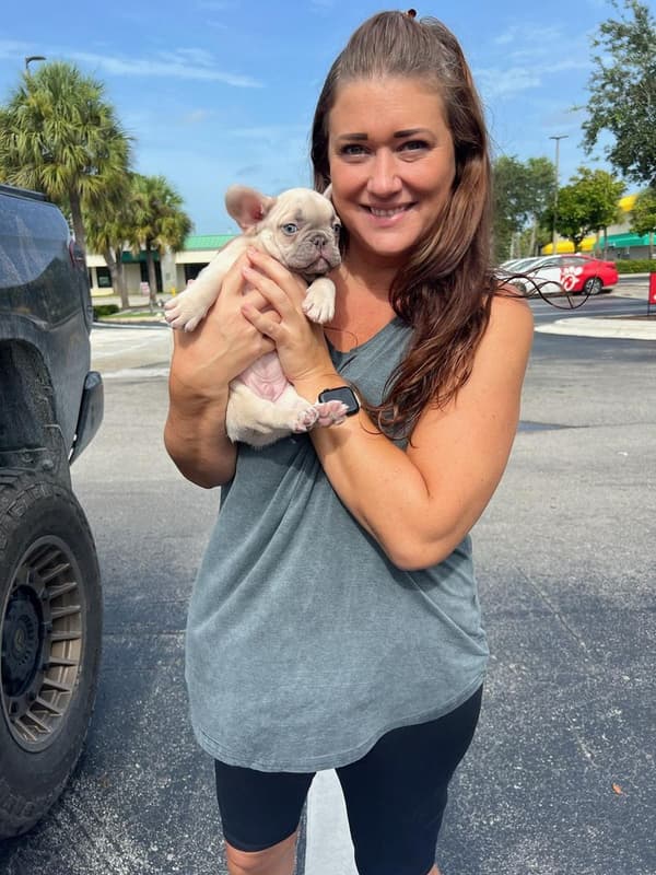 Customer photo of French Bulldog puppy from Stephanie L.