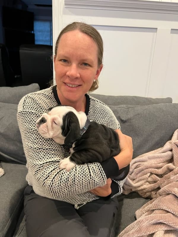 Customer photo of English Bulldog puppy from Jennifer K.