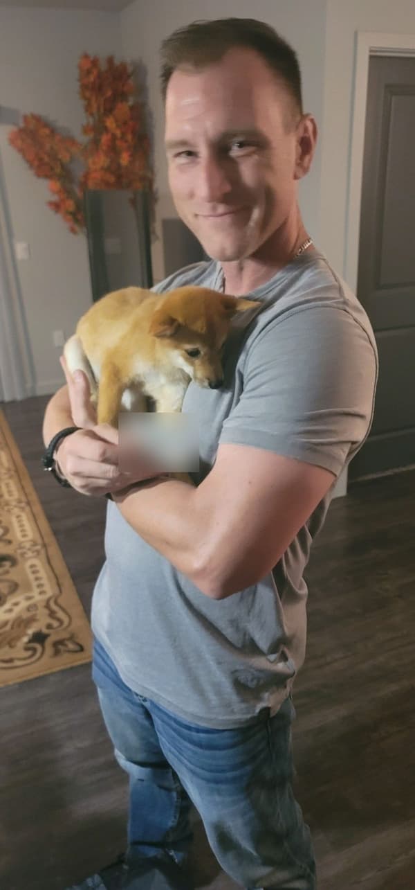 Customer photo of Shiba Inu puppy from Josh A.