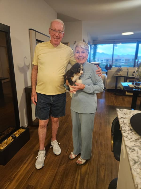 Customer photo of Bernedoodle, Mini puppy from Kenia M.