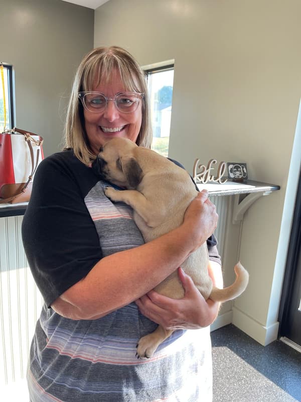 Customer photo of Pug puppy from Sheila C. 