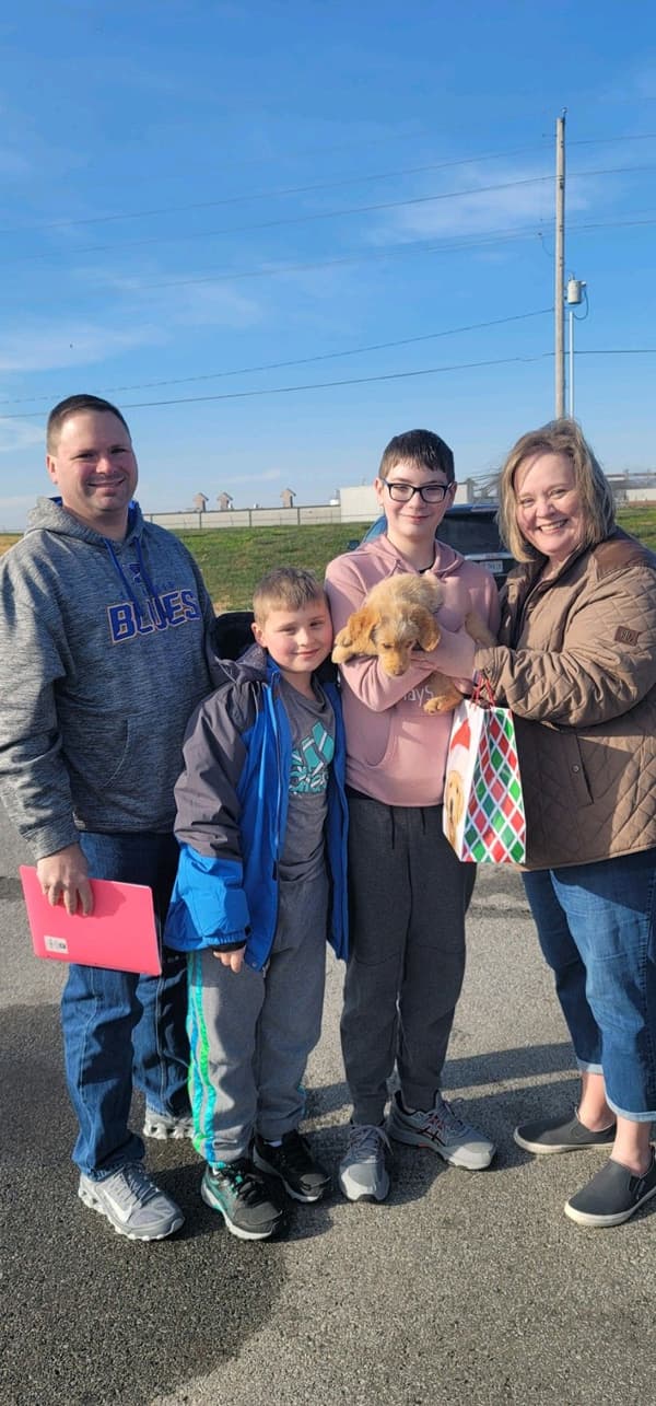 Customer photo of Labradoodle puppy from John W.