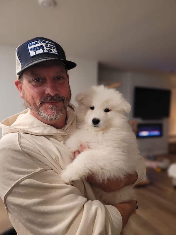 Customer photo of Samoyed puppy from Doug P.
