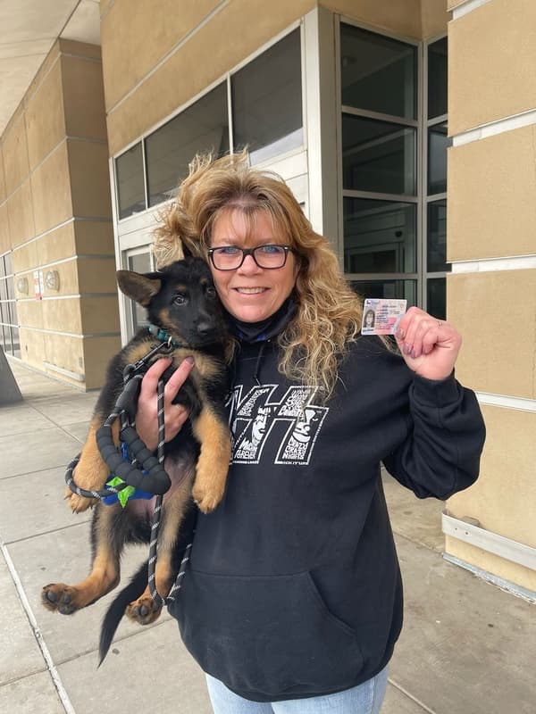 Customer photo of German Shepherd puppy from Melisa A.