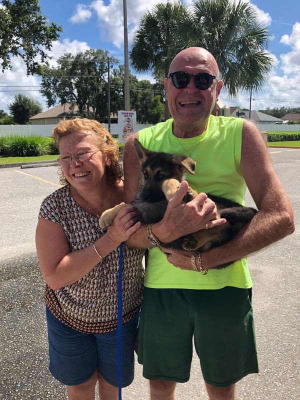 Customer photo of German Shepherd puppy from Claudia R.