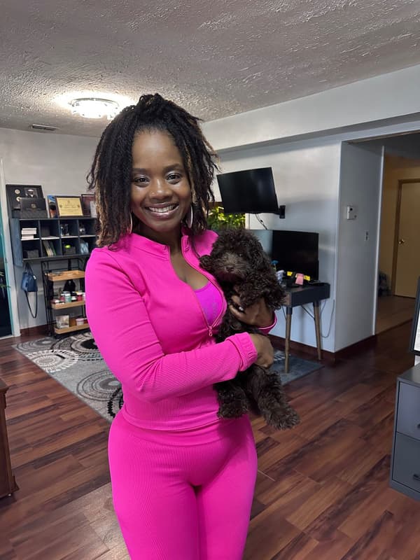 Customer photo of Poodle, Miniature puppy from Yolanda W.