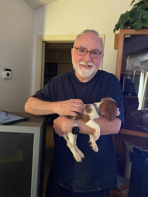 Customer photo of Cavalier King Charles Spaniel puppy from Ron G.