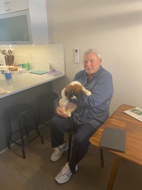 Customer photo of Saint Bernard - St. Bernard puppy from Theresa K.