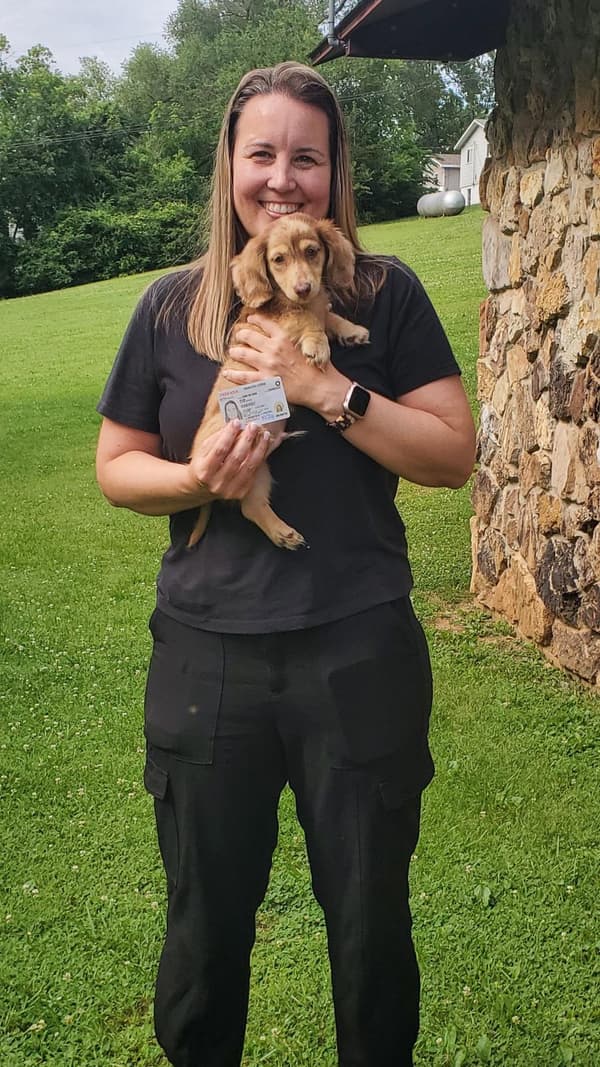 Customer photo of Dachshund, Mini puppy from Elisa M.