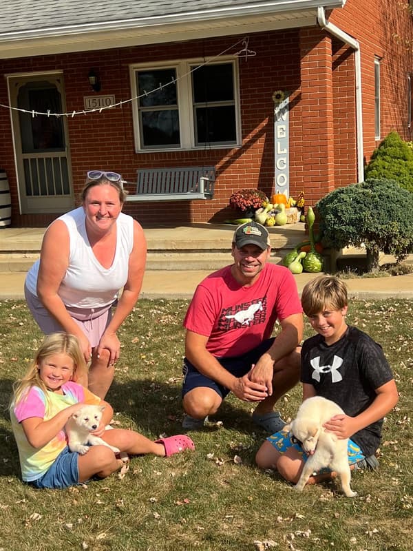 Customer photo of Shiba Inu puppy from Rebecca F.