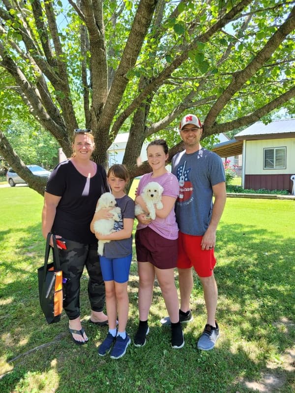 Customer photo of Bichon Frise puppy from Kristine E.