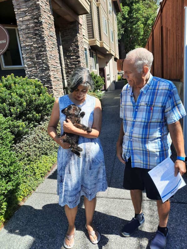 Customer photo of Cavapoo puppy from Kim D.