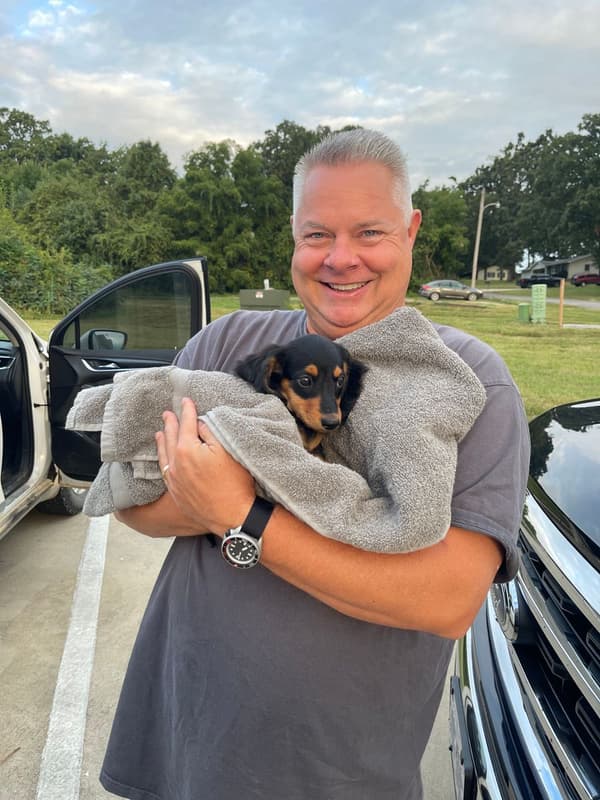 Customer photo of Dachshund, Mini puppy from Shannon C.