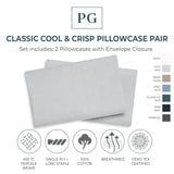 Classic Cool & Crisp Pillowcase Pair