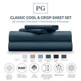 classic cool & crisp sheet set / Color-PG Blue